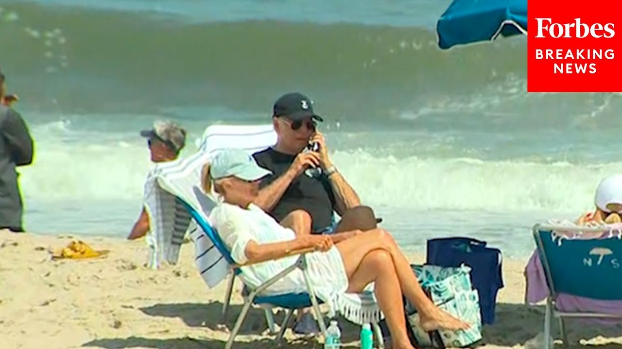 WATCH: President Joe Biden Lounges On The Beach During Second Week Of Delaware Vacation Getaway