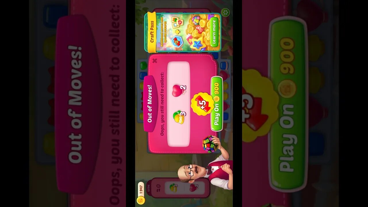 Shorts Playrix Homescapes Gameplay Walkthrough Level 12796-070