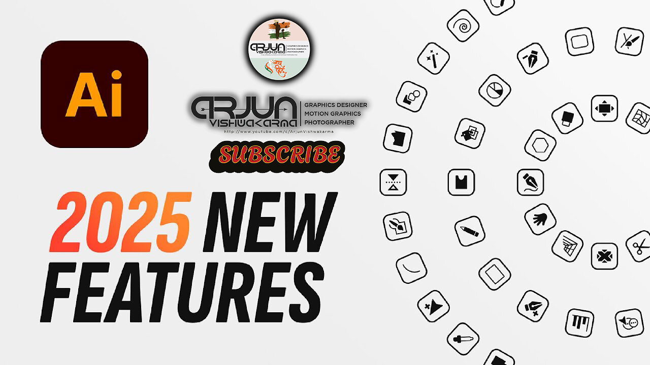 Adobe Illustrator 2025 New Features! | #adobe #trending #trendingvideo