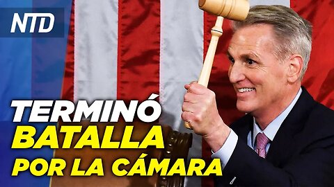 Kevin McCarthy nuevo presidente de la Cámara; Biden anuncia visita a la frontera NTD Resumen [7 ene]