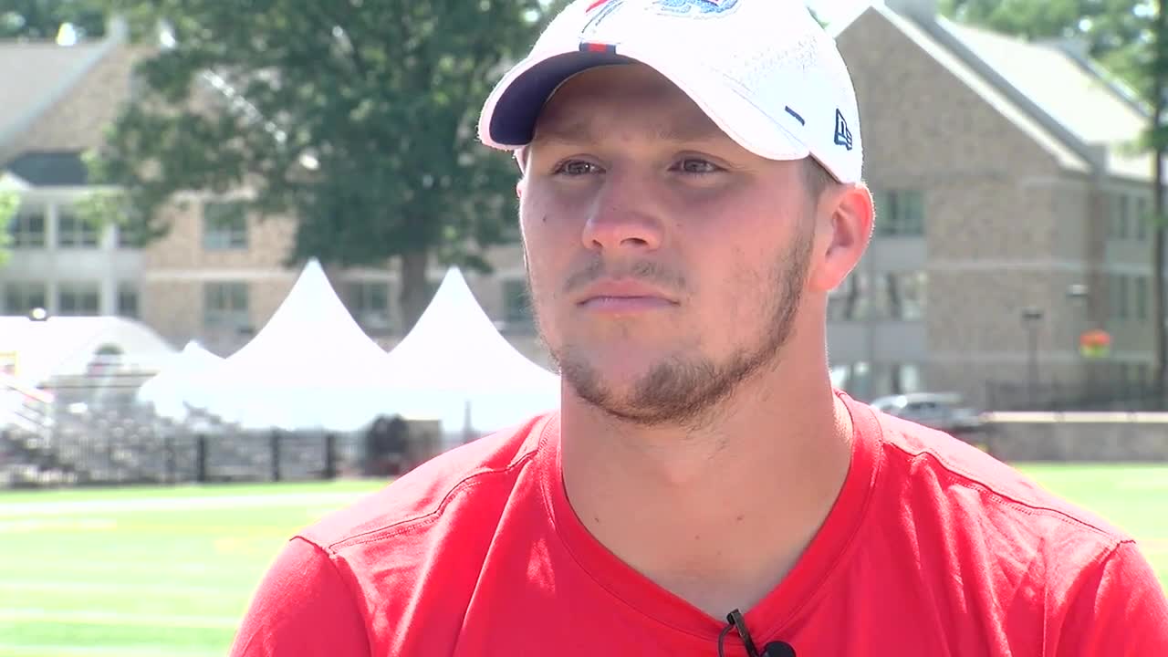 Josh Allen one-on-one interview