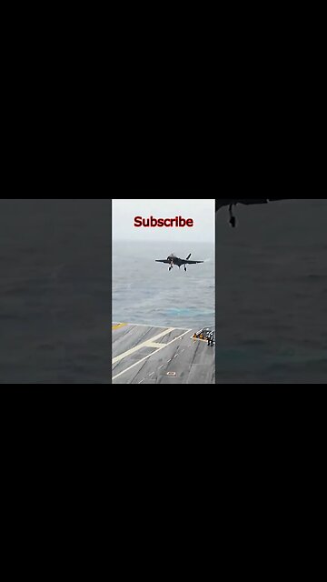 Insanely Short #F35 Landing On Aircraft Carrier #Aviation #AeroArduino