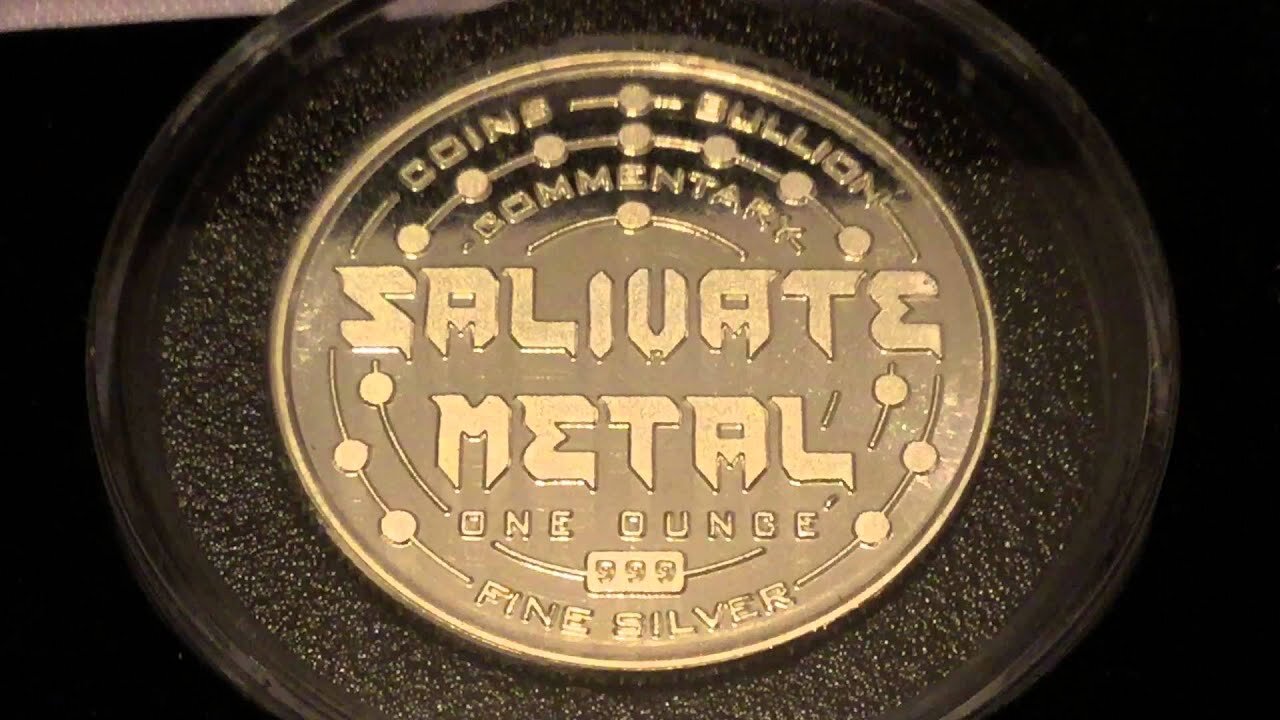 Salivate Metal Silver Round: Available Now