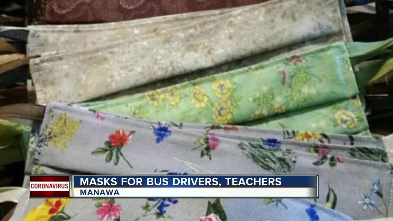 Masks for bus drivers, teachers