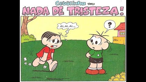 Cebolinha em-Nada de tristeza! | Gibis do Rapha 2