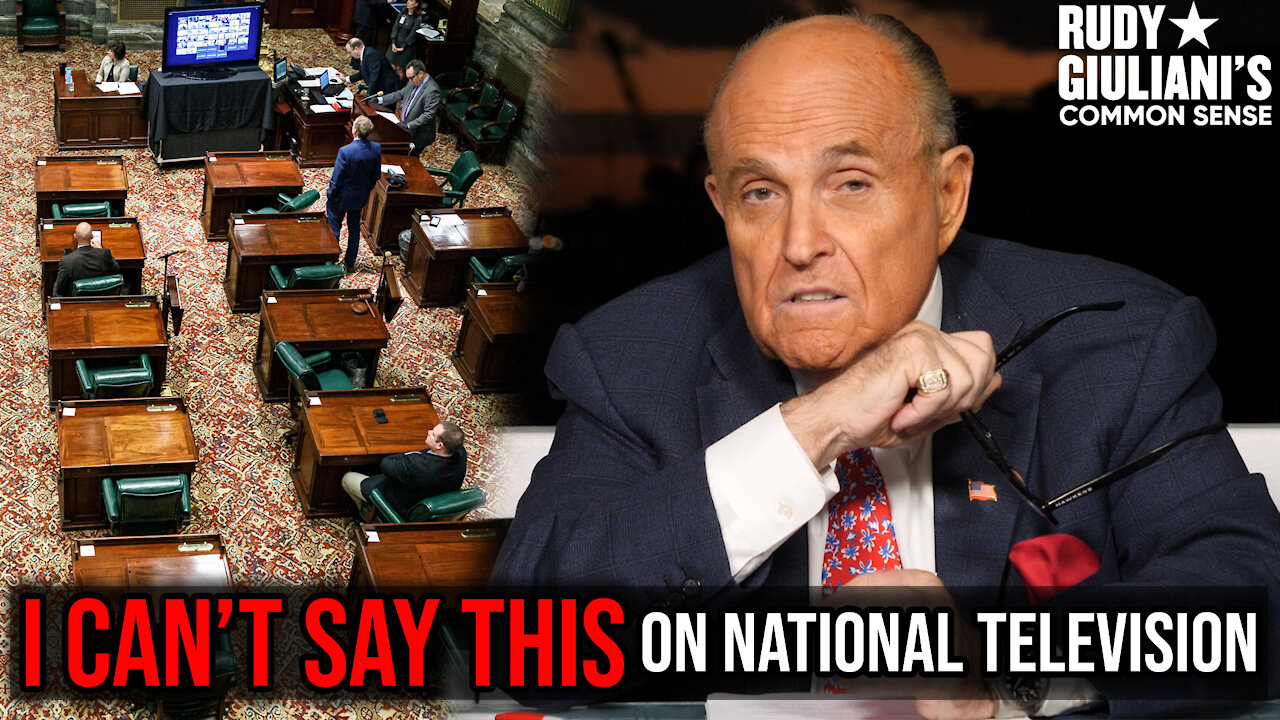 I CAN’T SAY THIS On National Television | Rudy Giuliani | Ep. 98