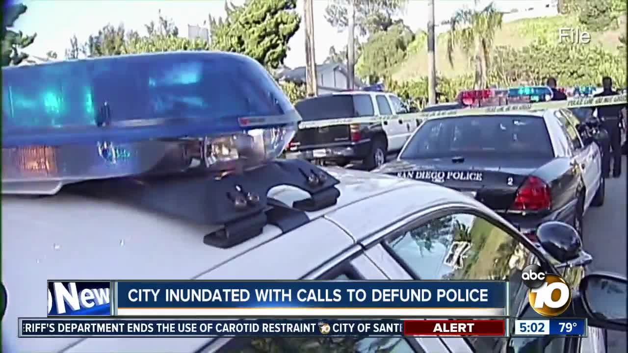 City inundated with calls to defund police