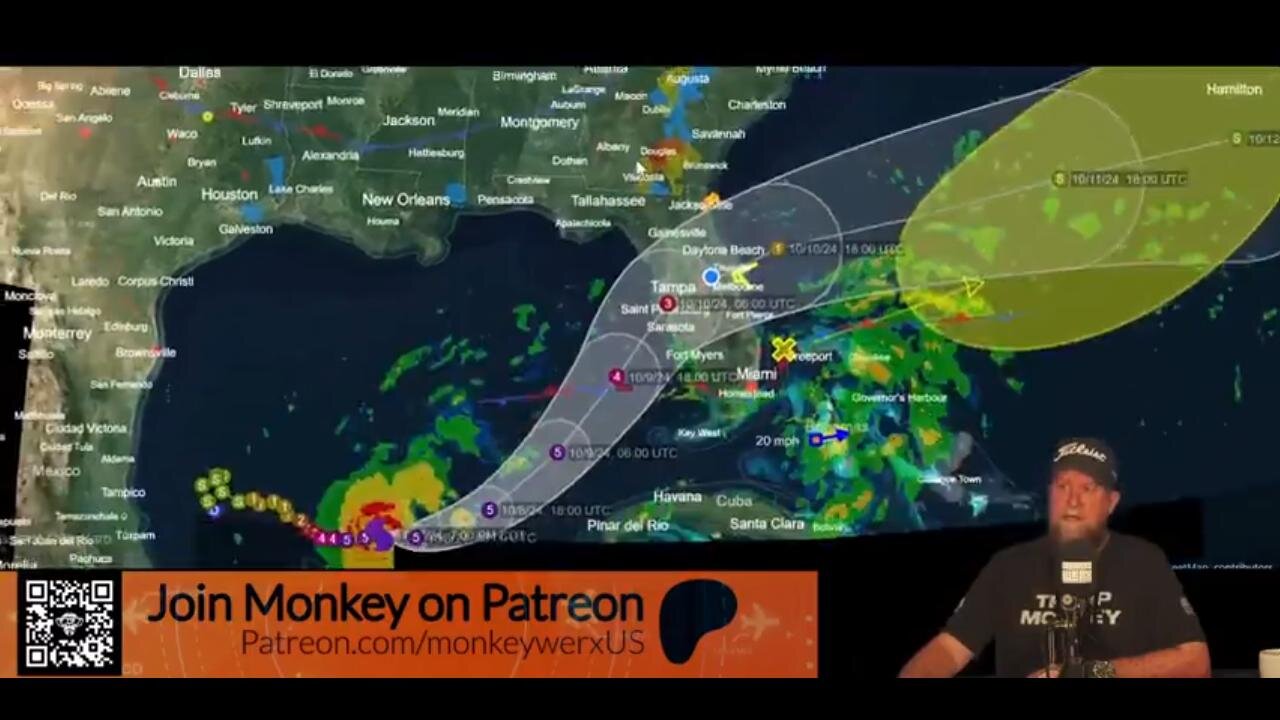 Hurricane Milton Targets ELON & TRUMP COUNTRY - Monkey Werx (10.7.24)