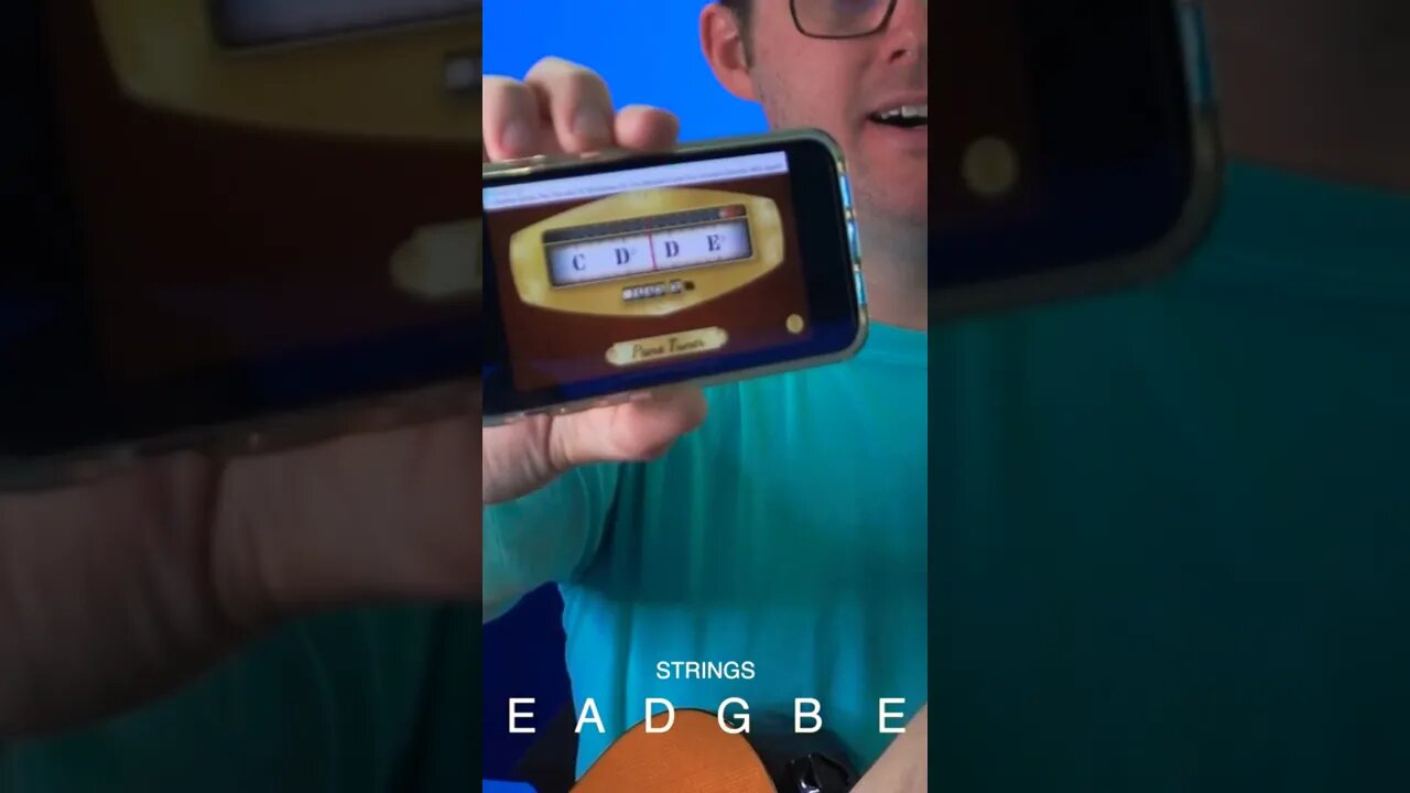 FREE Guitar Tuner App! 🎸👀 #guitarlesson #guitar