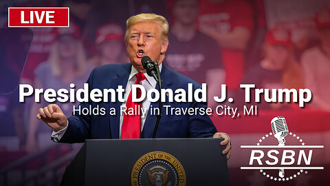 LIVE: President Trump Holds a Rally in Traverse City, MI - 10/25/24