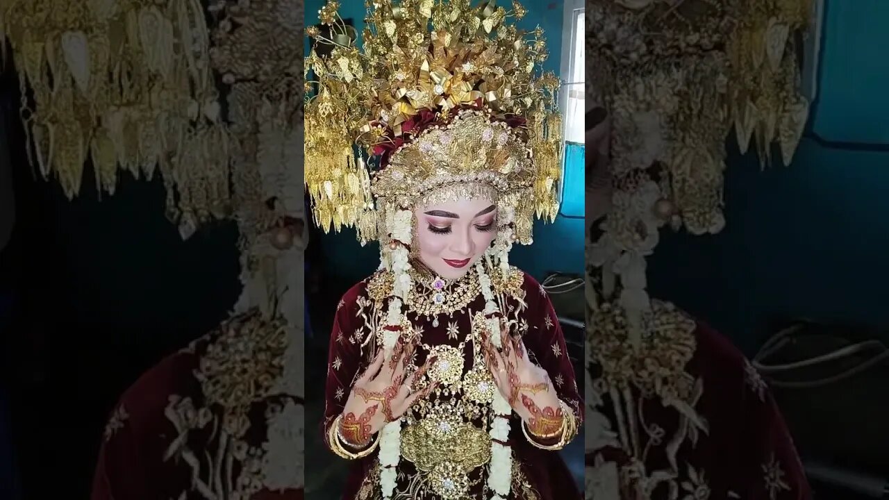 Cantik ! Pengantin Adat Palembang - Sumatera Selatan - Indonesia #shortvideo #short #shorts