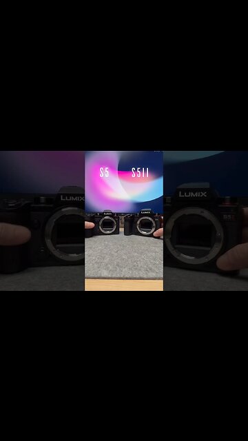 Panasonic Lumix S5 vs S5ii #shorts