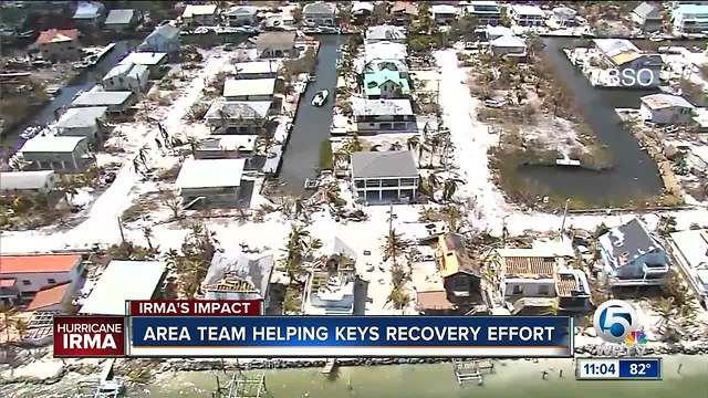 All Hazards Incident Response Team from Palm Beach County helps out in the Florida Keys after Hurricane Irma