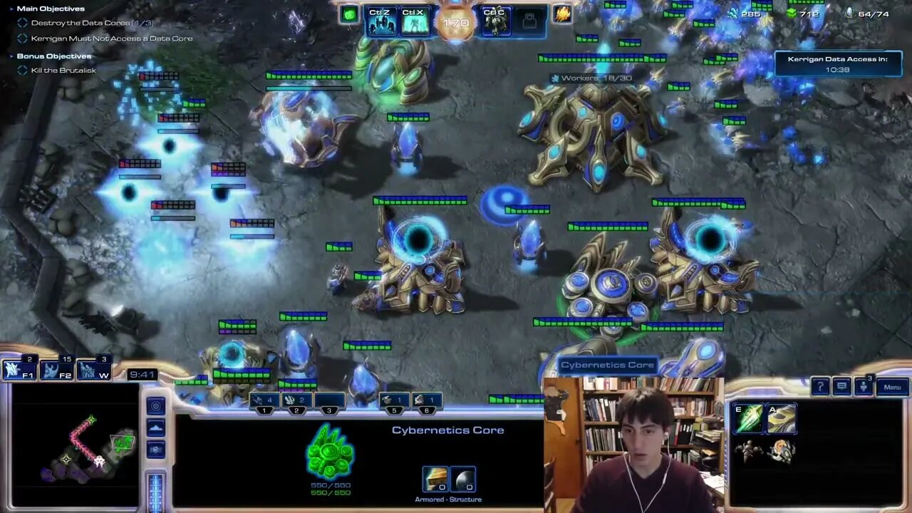 Protoss: Wings of Liberty - Mission 21: Drop mission dropping lazers