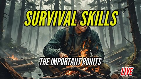 YOU NEED SKILLS - Survival Prepper