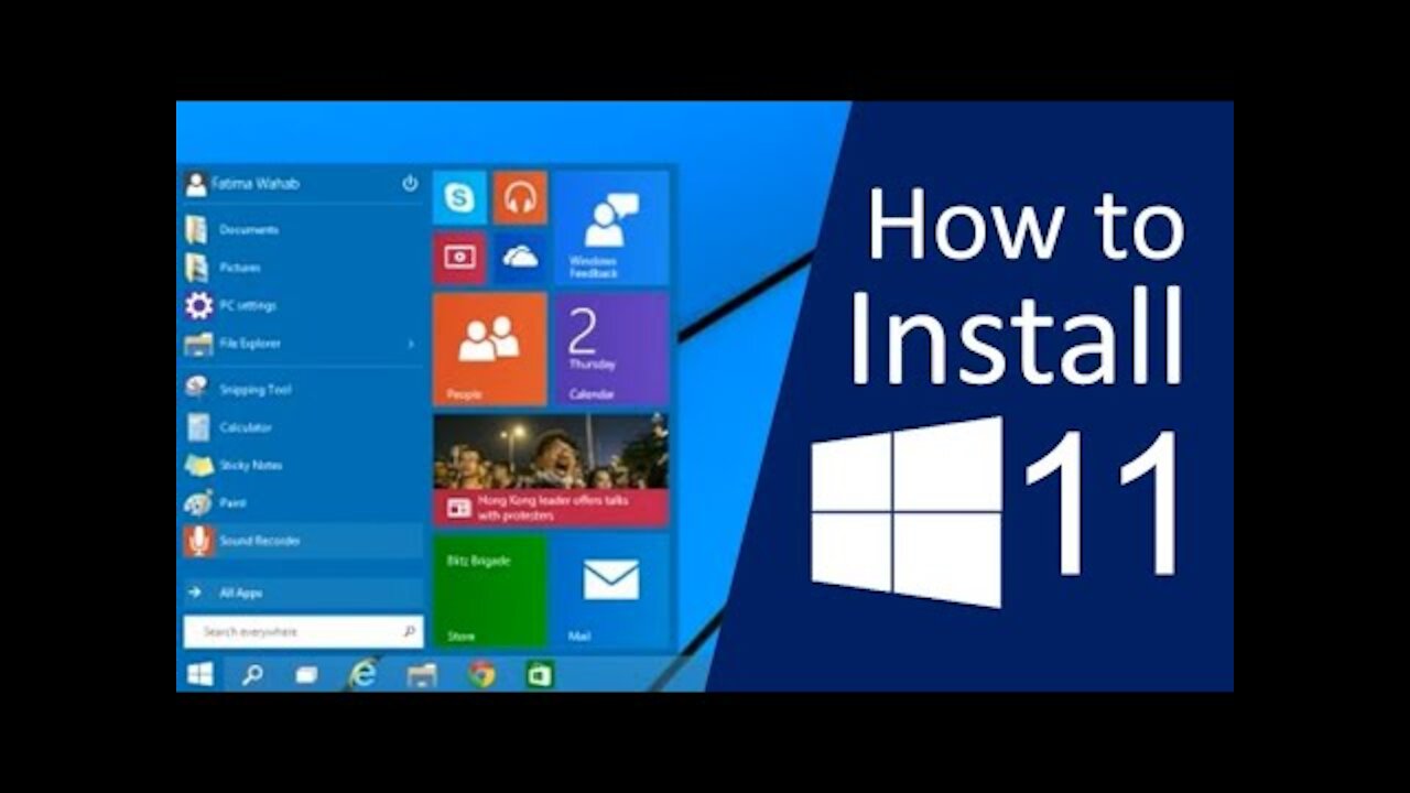 Installing Windows 11 Build 21996 | Testing Windows 11