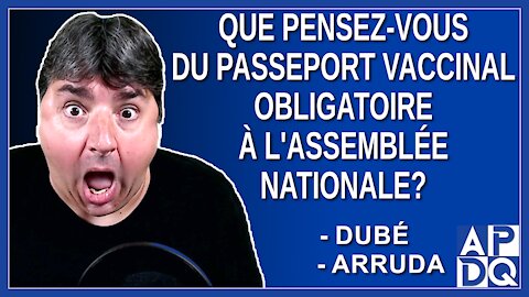 Que pensez-vous du passeport vaccinal à l'assemblée nationale