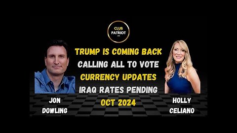 Jon Dowling & Holly Celiano Calling All USA Patriots To Vote & Iraq Updates