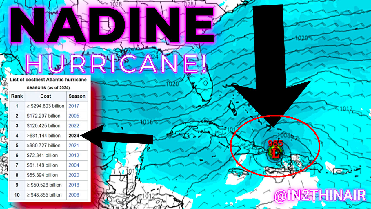 🤯 MULTIPLE Hurricanes Heading for the GULF Of Mexico! NADINE & Oscar!