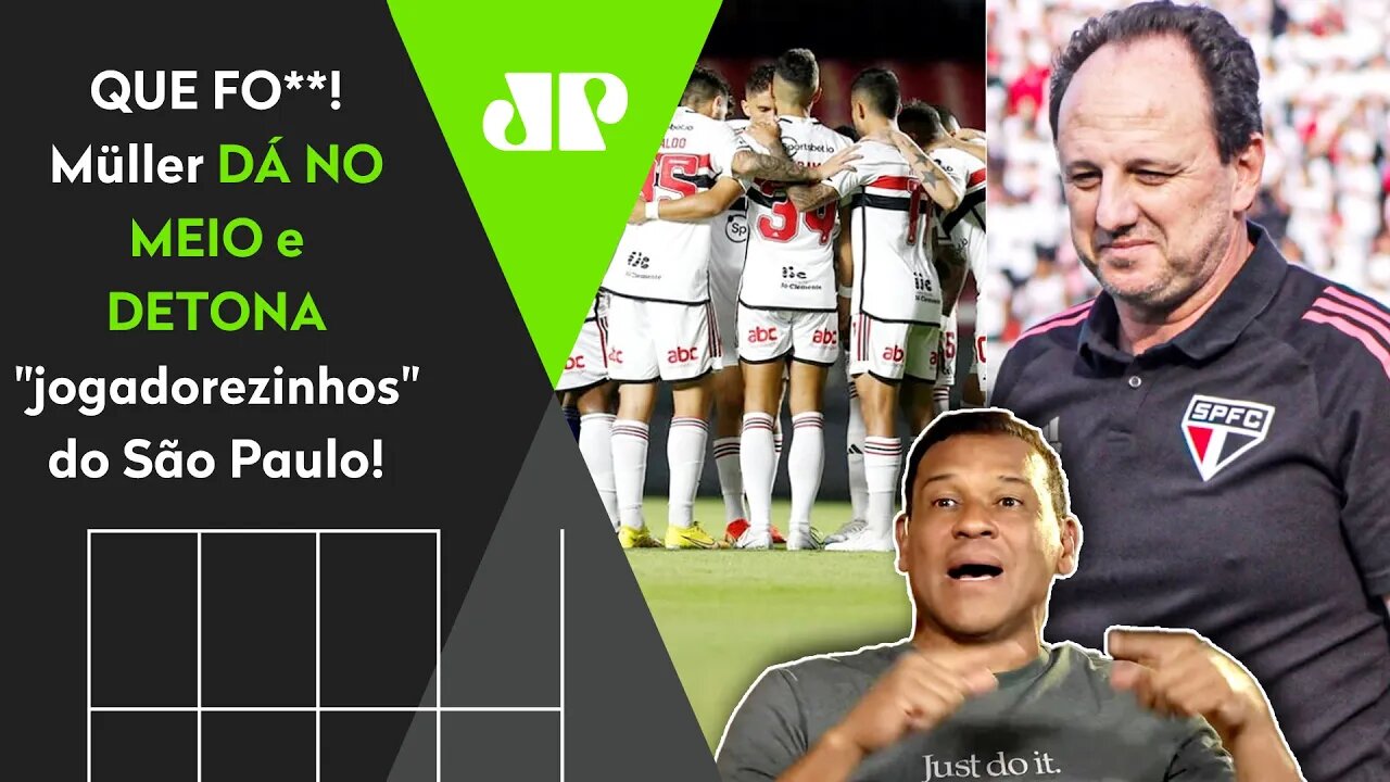 "ISSO ME REVOLTA! Os caras FALAM que o Rogério Ceni..." Müller DETONA "jogadorezinhos" do São Paulo!