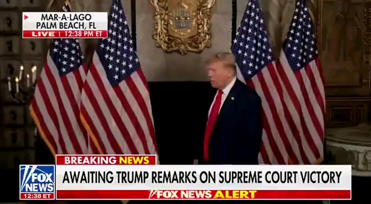 BIG WIN FOR AMERICA - President TrumpSCOTUS Unanimous decision 9-0. Trump to remain on the ballot.
