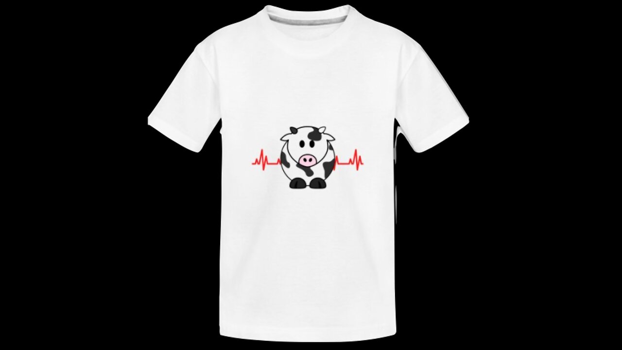 I Love Cows Heartbeat Pulse | Now in Different Colors, Shirts, Hoodies, Mugs, Hats & More!