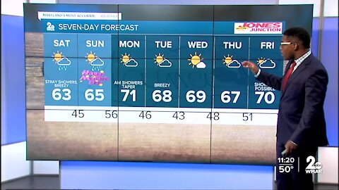 WMAR-2 News Weather at 11