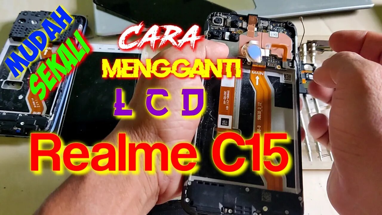 Cara Mudah Mengganti LCD Realme C15 || Tutorial Lengkap Cara Mengganti Lcd Realme C15 @stay0301