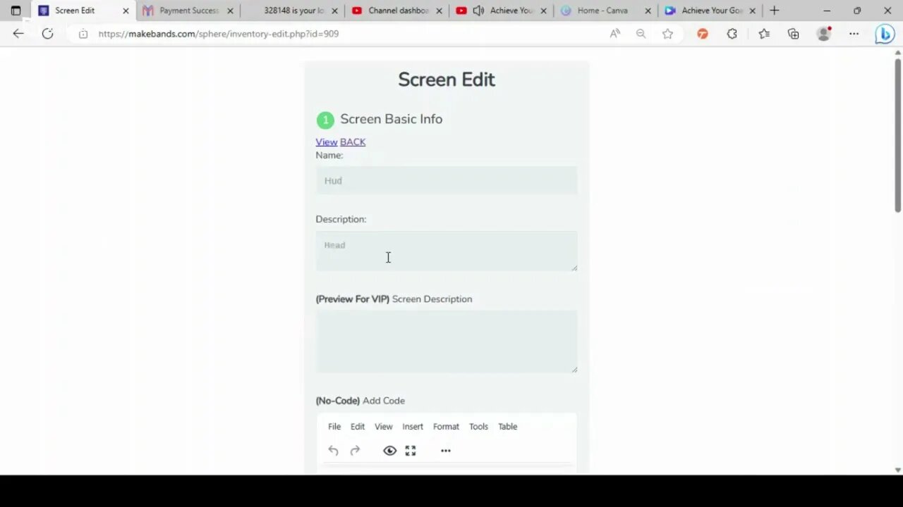 Adding New Goal Part 2 Creating a H U D for Bandsshield Customer Websites Uptime Status Monitor