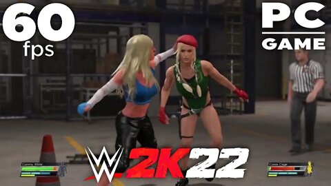 WWE 2K22 | CAMMY WHITE V CASSIE CAGE! | Requested Backstage Brawl [60 FPS PC]