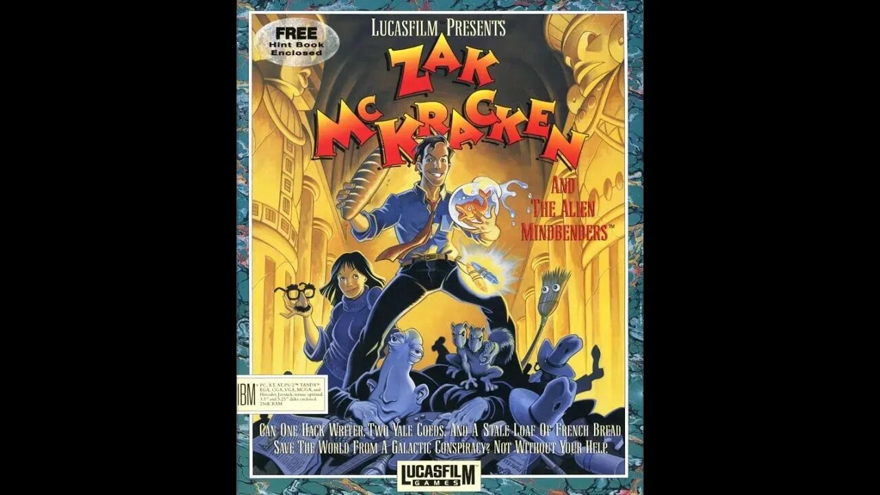 Zak McKracken and the Alien Mindbenders (1988, PC) Full Playthrough