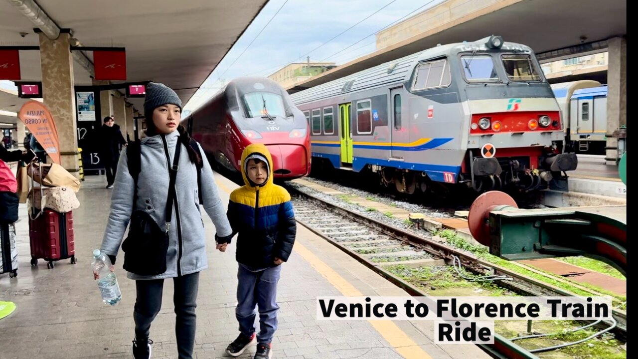 Venice to Florence Train Ride