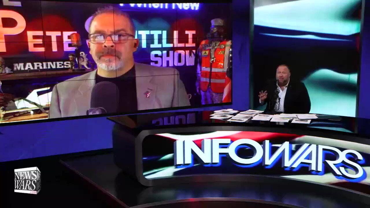 Pete Santilli Interviews with Alex Jones: Exposing the Jan 6 False Flag 6-19-21 (Part 2).