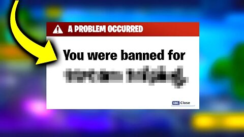 Fortnite BANNED Me For This Video