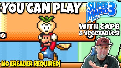 No eReader REQUIRED! You Can Play Super Mario Bros. 3 With SMW Cape & SMB2 Vegetables!