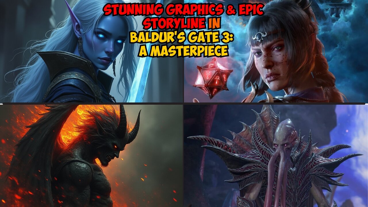 Stunning Graphics & Epic Storyline in Baldur's Gate 3: A Masterpiece #baldursgate3game