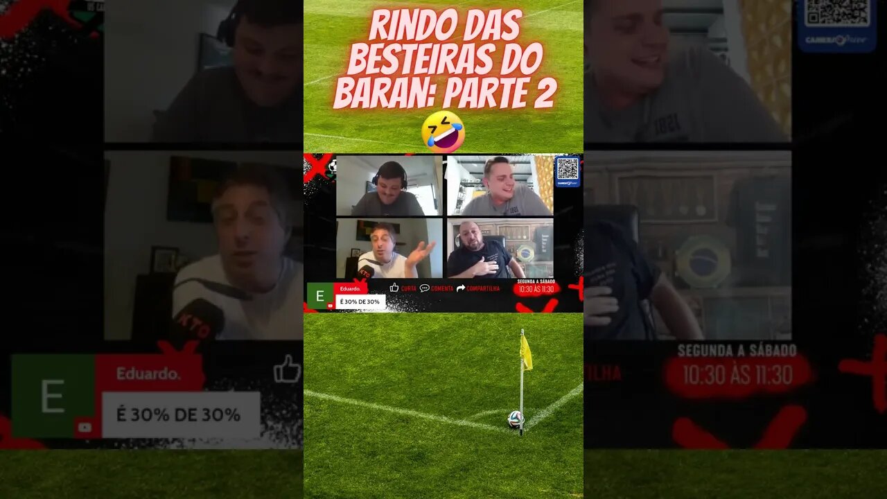 Rindo das besteiras do Baran parte 2 #shorts2023 #shorts #short #oscancelados #resenhaesportiva