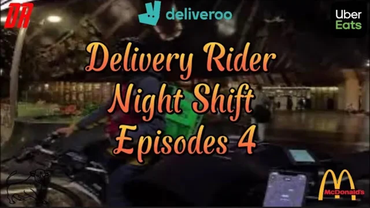 Night Shift Working for Deliveroo & UBEREATS (Birmingham) S2E4