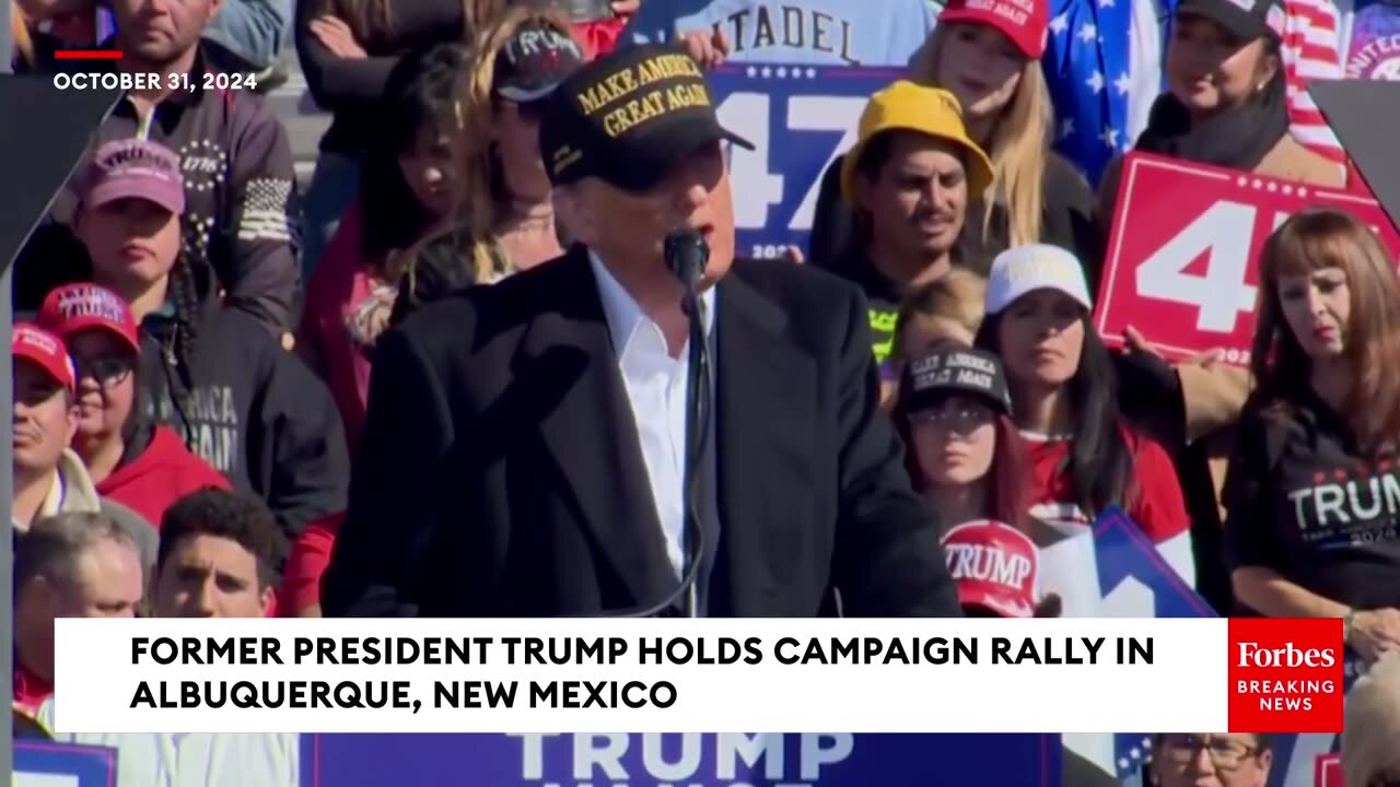 Trump Holds Campaign Rally In Albuquerque, New Mexico