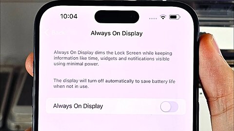 iPhone 15 Pro Max: How To Turn Always on Display OFF or ON!