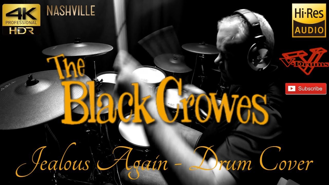 The Black Crowes - Jealous Again - Drum Cover