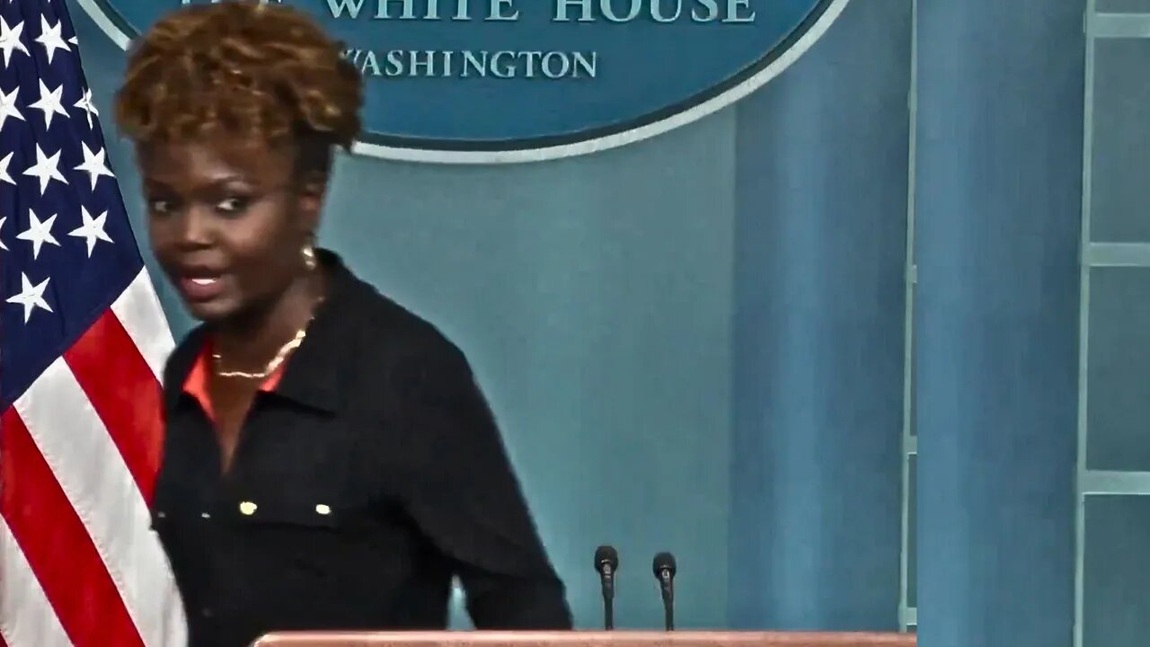 Karine Jean-Pierre Literally Walks Away When Asked About Joe Biden’s Reaction to Durham Report