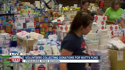 'It's just been phenomenal;' Donations continue in Pewaukee after JJ Watt asks for help