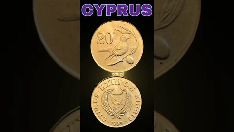 Cyprus 20 cents 1983.#shorts #coinnotesz