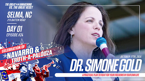 Doctor Simone Gold | Doctor Simone Gold Joins Clay Clark’s Selma, NC ReAwaken America Tour + Learn More At: www.TimeToFreeAmerica.com