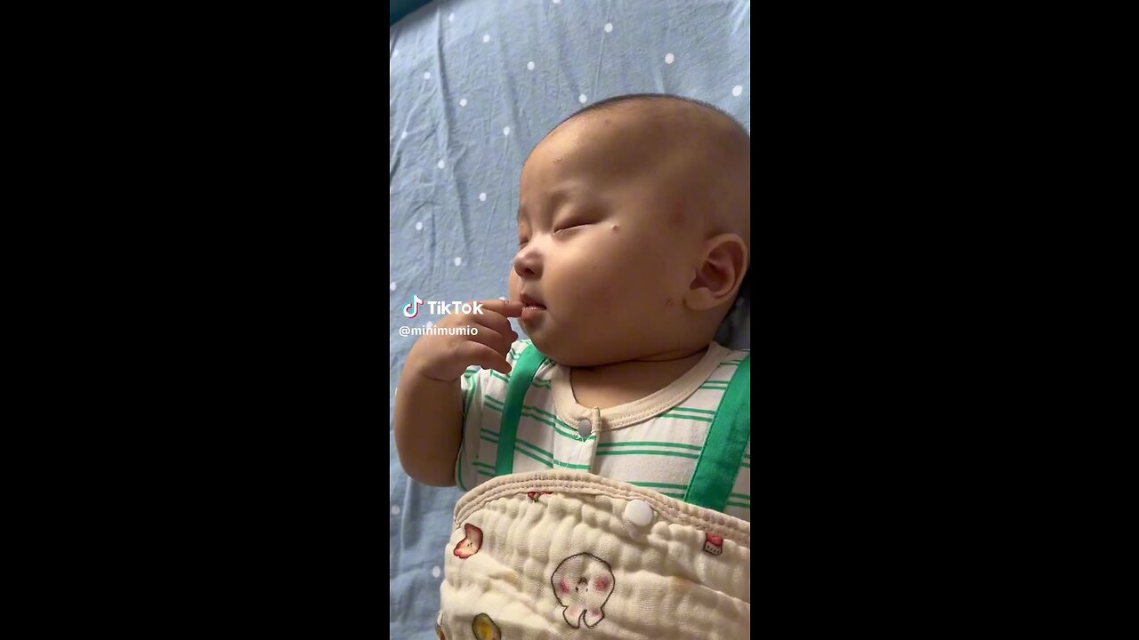 Cute baby sleeping