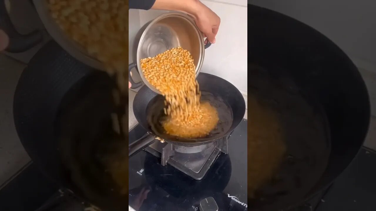 This popcorn is not healthy.