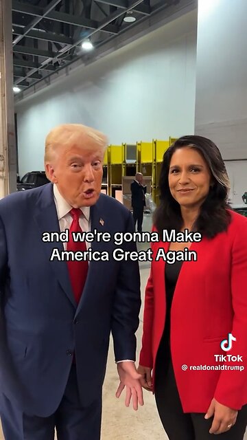 Announcement: Tulsi Gabbard Supports Trump To Beat Kamala