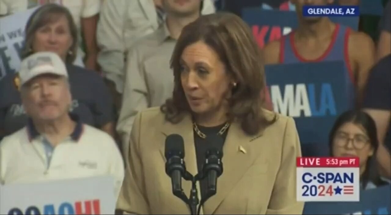 Kamala Goes Off Script, Sounds Like An Idiot