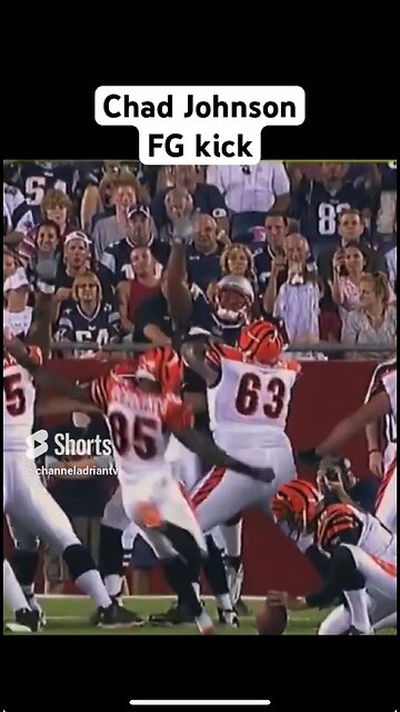 Chad Johnson FG kick#shorts #football #footballshorts #sports #sportsnews #nfl #cfl #collegefootball